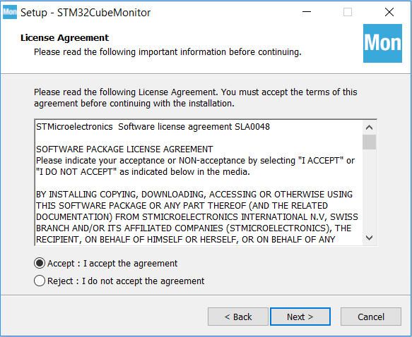 License agreement