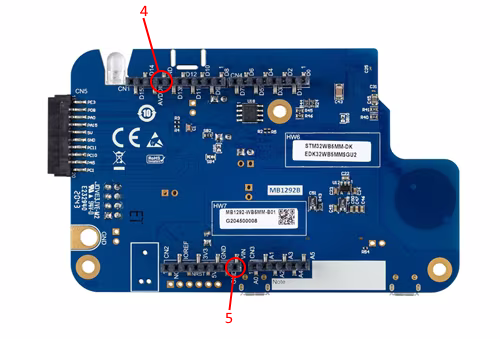 Connectivity STM32WB55MM-DK rear.png