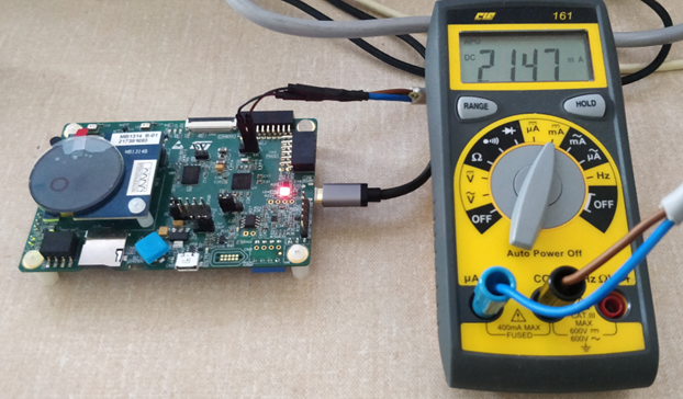 Discovery kit and amperemeter setup