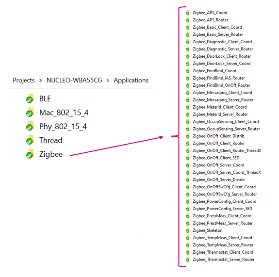 Connectivity wba zigbee projects.png