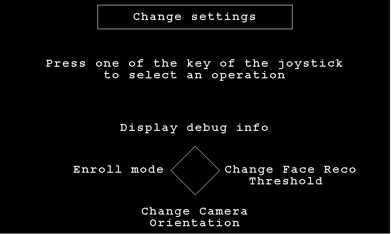 Config menu