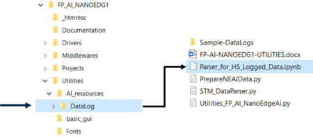 Python Utility Code for Parsing and Preparing the Inertial Data for NanoEdge AI Studio