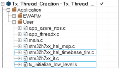 ThreadX template files