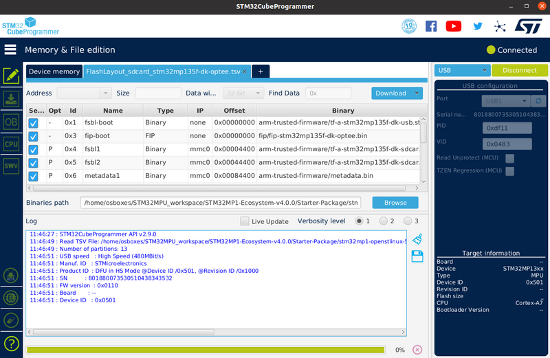 File:STM32CubePro GUI 210 MP13DK FileSelectedOptee.png